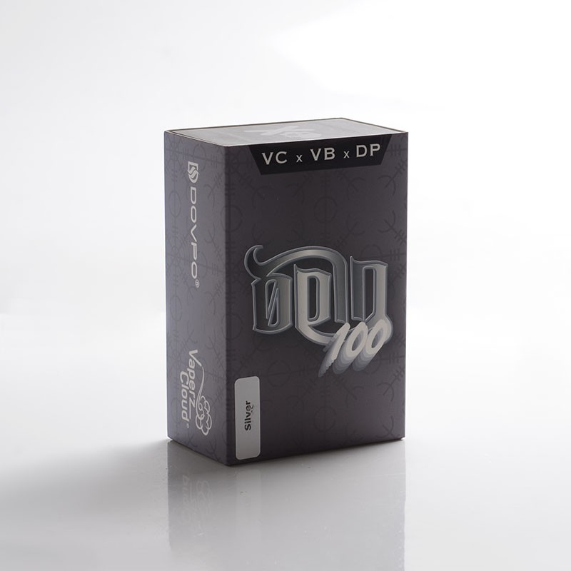 Buy Authentic DOVPO Odin 100 100W TC VW Silver Vape Box Mod